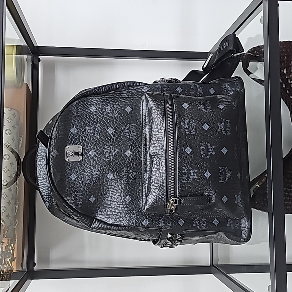 MCM Visetos Coated Canves Backpack